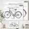 Designart - Paris France Bicycles - Vintage Transportation Premium Canvas Wall Art
